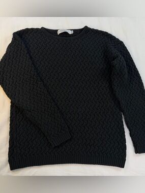 Vintage Brooks Brothers Women’s Herringbone Knit Crew Neck Sweater XS